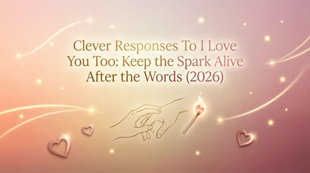 clever responses to i love you too