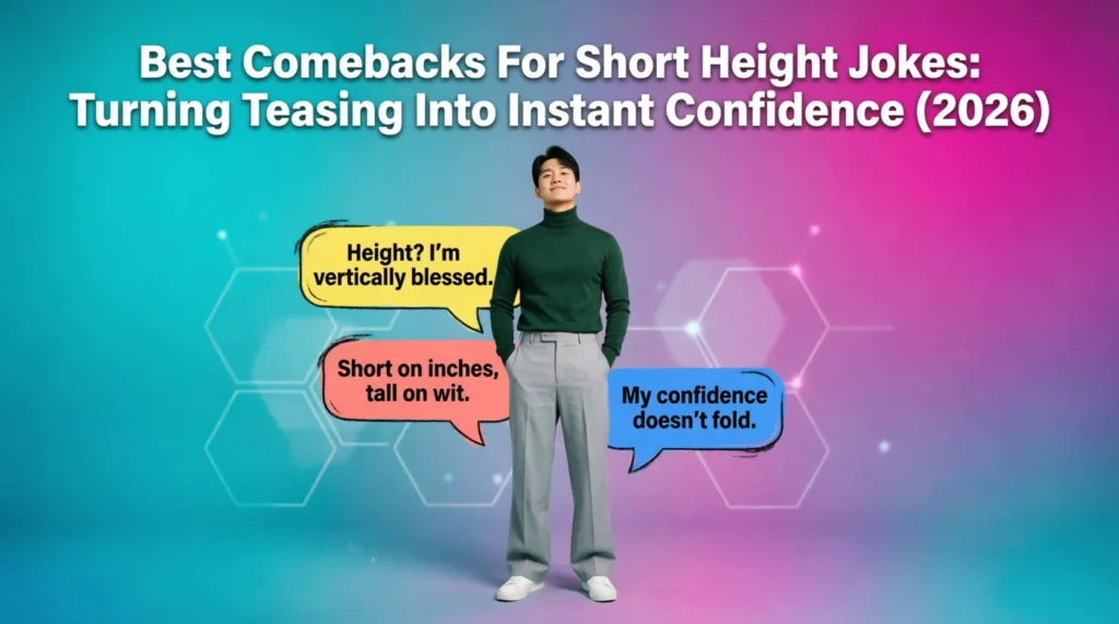 best comebacks for short height jokes