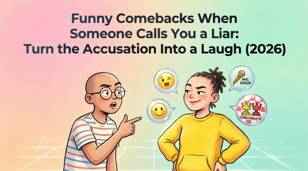 funny comebacks when someone calls you a liar