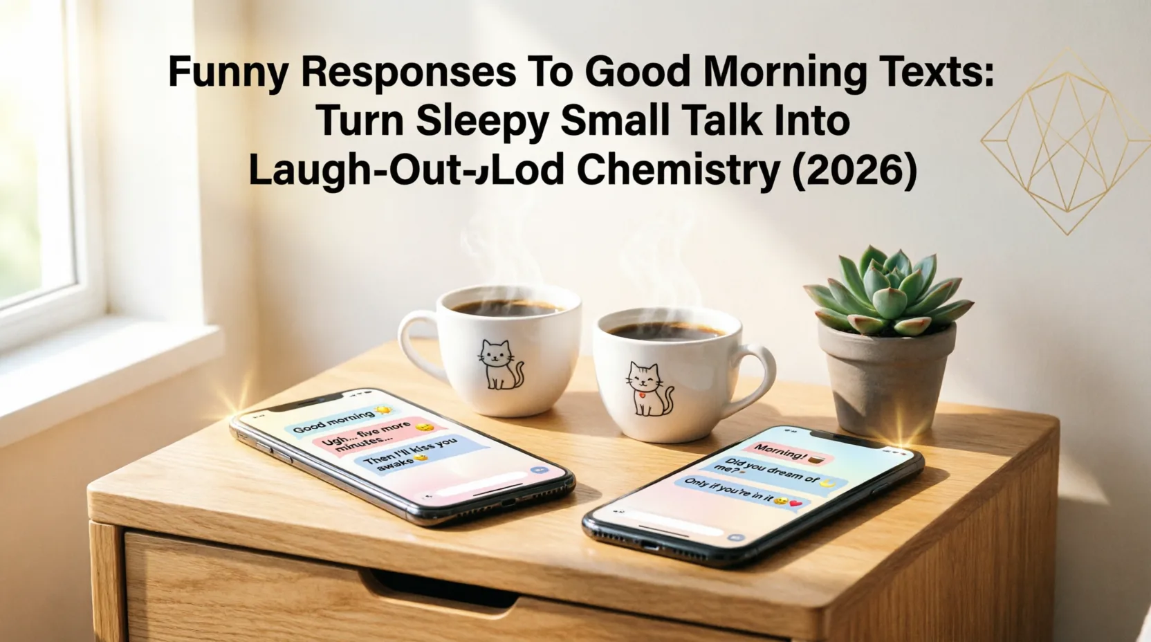 Funny Responses To Good Morning Texts: Turn Sleepy Small Talk Into Laugh-Out-Loud Chemistry (2026) funny responses to good morning texts