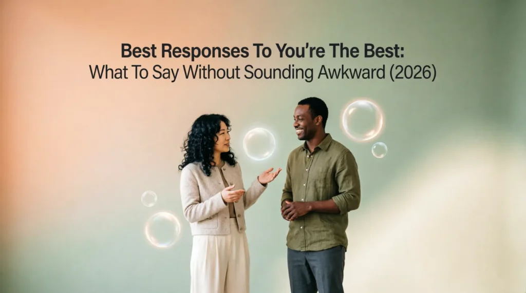 best responses to youre the best
