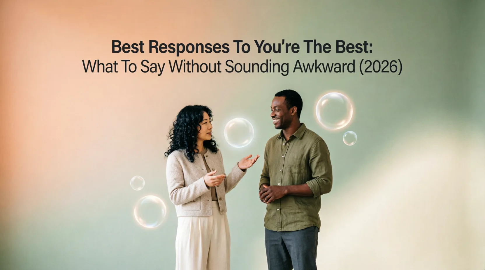 best responses to youre the best