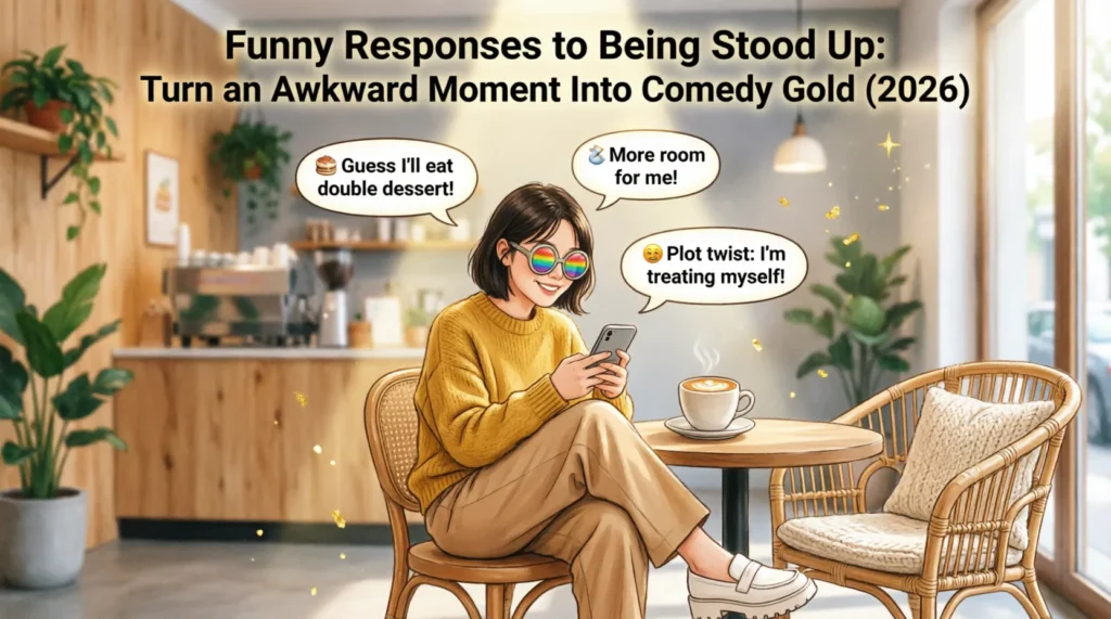 funny responses to being stood up