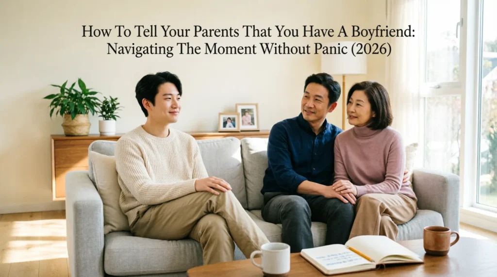 how to tell your parents that you have a boyfriend