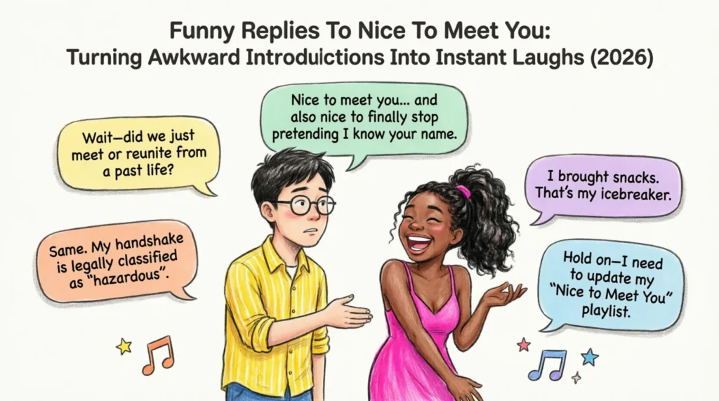 funny replies to nice to meet you