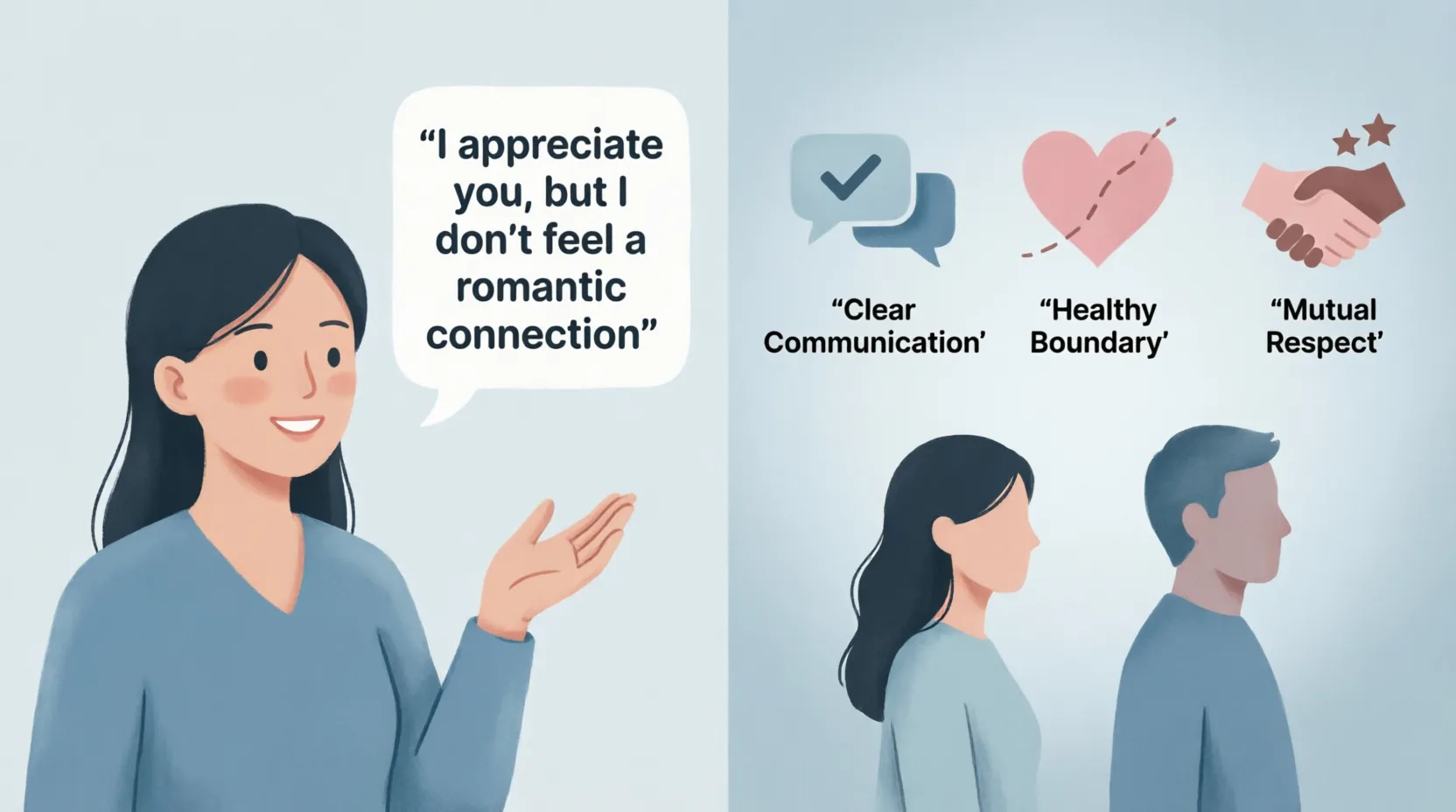 how to tell someone youre not interested