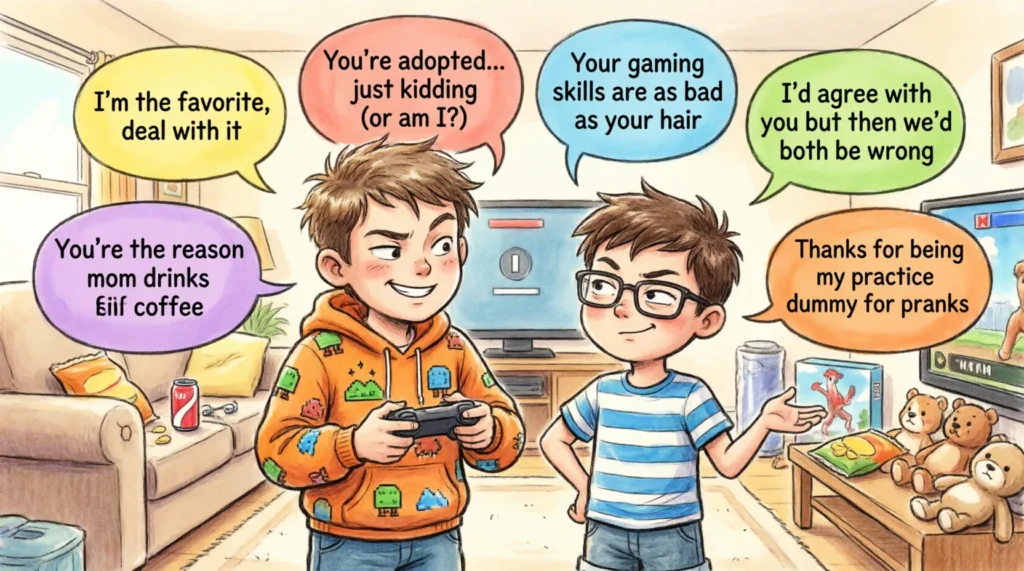 good roasts to say to your brother