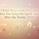 clever responses to i love you too