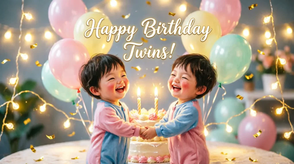 heartfelt birthday wishes for twins