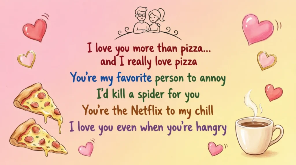 funny ways to say i love you that will make your partner blush and giggle