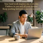 motivational messages for a hard working boyfriend