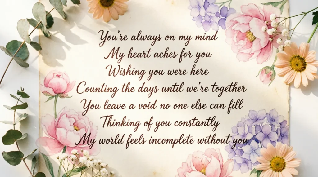 alternative ways to say i miss you expressing heartfelt longing