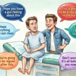 funny things to say to a friend getting a colonoscopy
