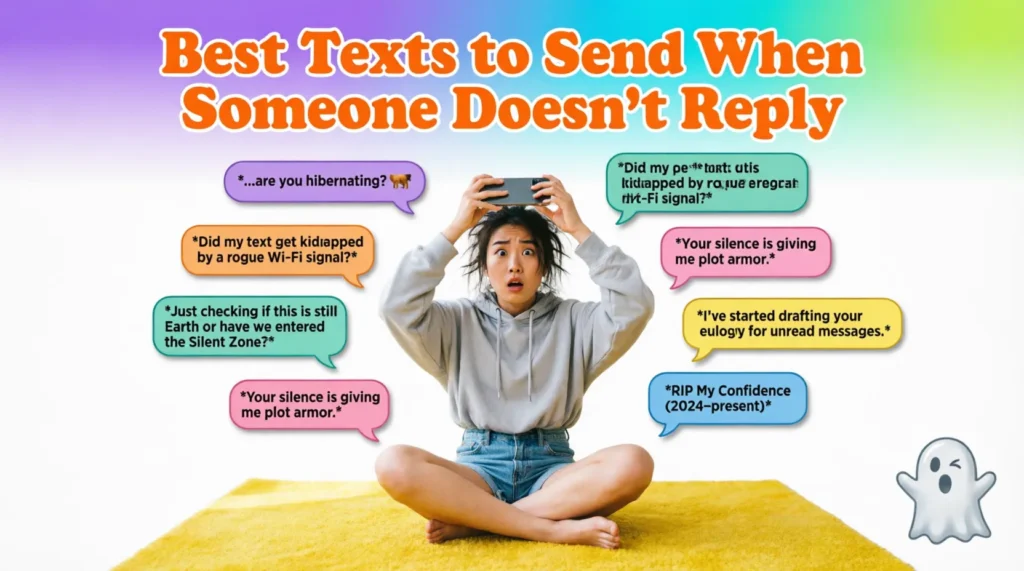 Best Texts to Send When Someone Does Not Reply (2026)
