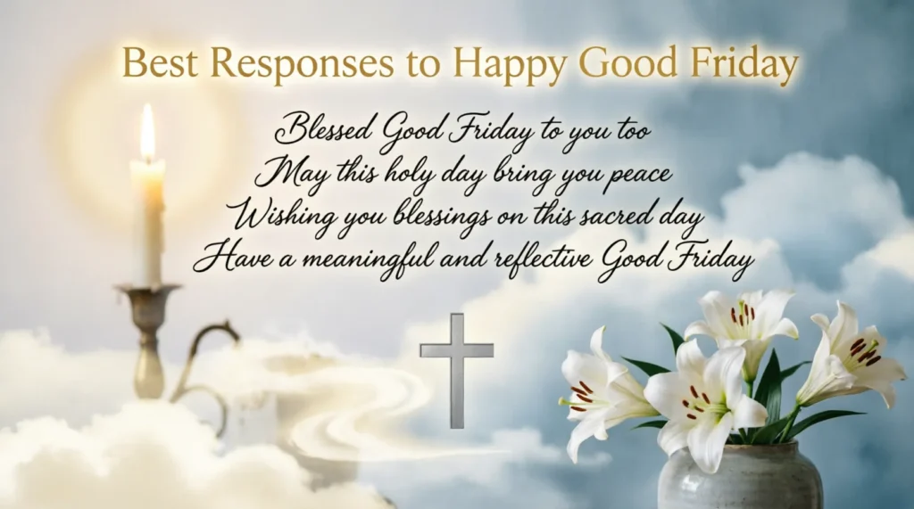 best responses to happy good friday